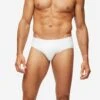 Men's Briefs Jack Pima Cotton Stretch White