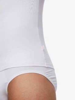 Men's Underwear V-Neck T-Shirt Alex Micro Modal Stretch White 13 Men's Underwear V-Neck T-Shirt Alex Micro Modal Stretch White -Derek Rose Shop mens underwear v neck t shirt alex micro modal stretch white hem