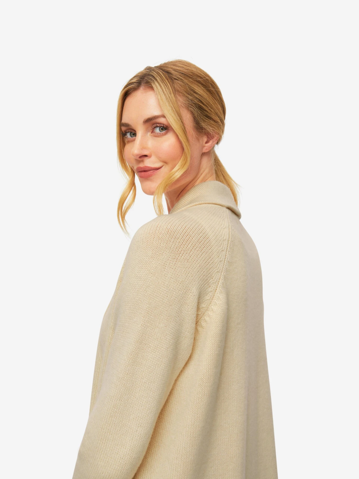 Women's Cardigan Nina Cashmere Cream 9 Women's Cardigan Nina Cashmere Cream - Image 7
