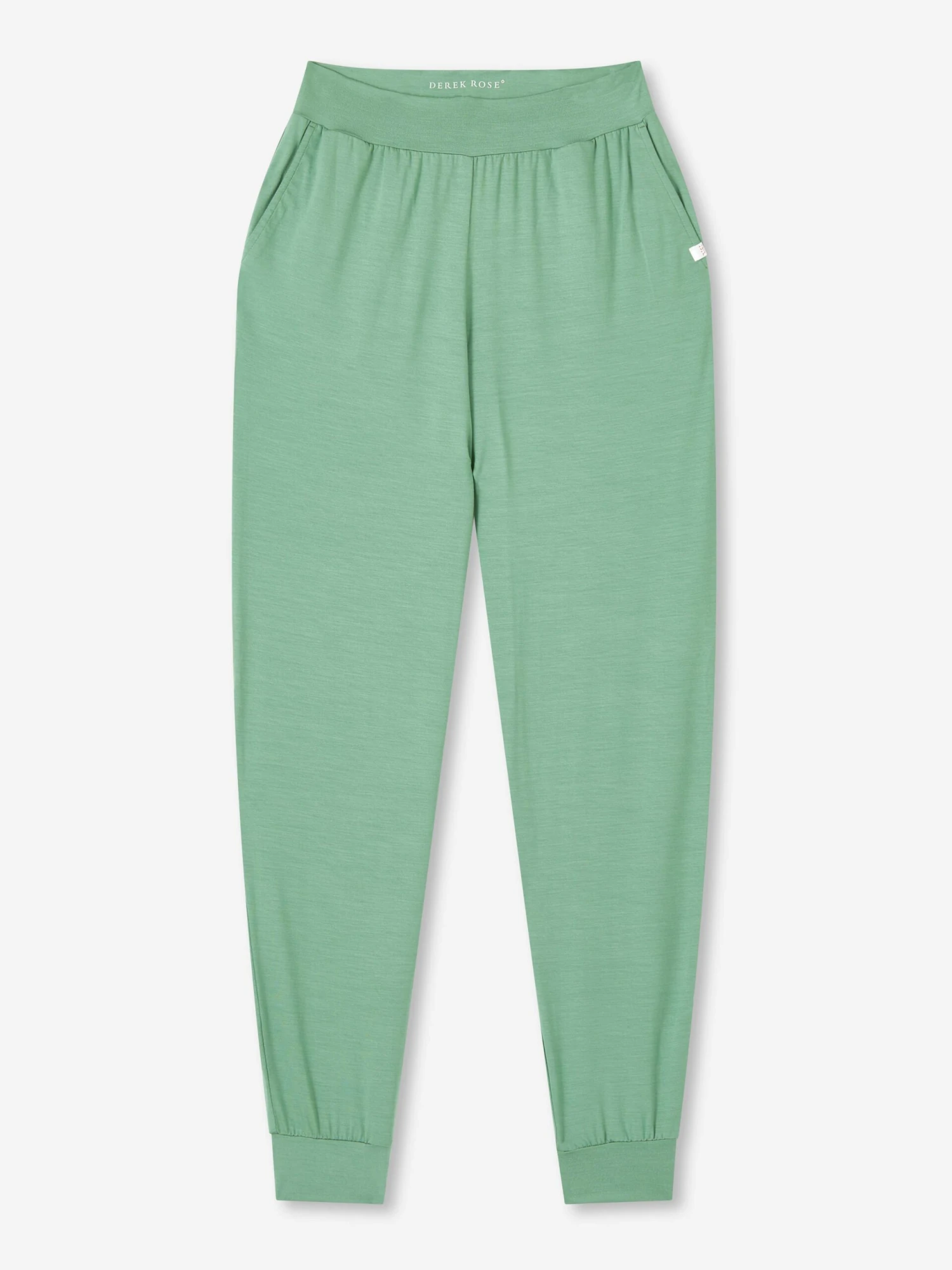 Women's Track Pants Basel Micro Modal Stretch Sage Green 3 Women's Track Pants Basel Micro Modal Stretch Sage Green - Image 2