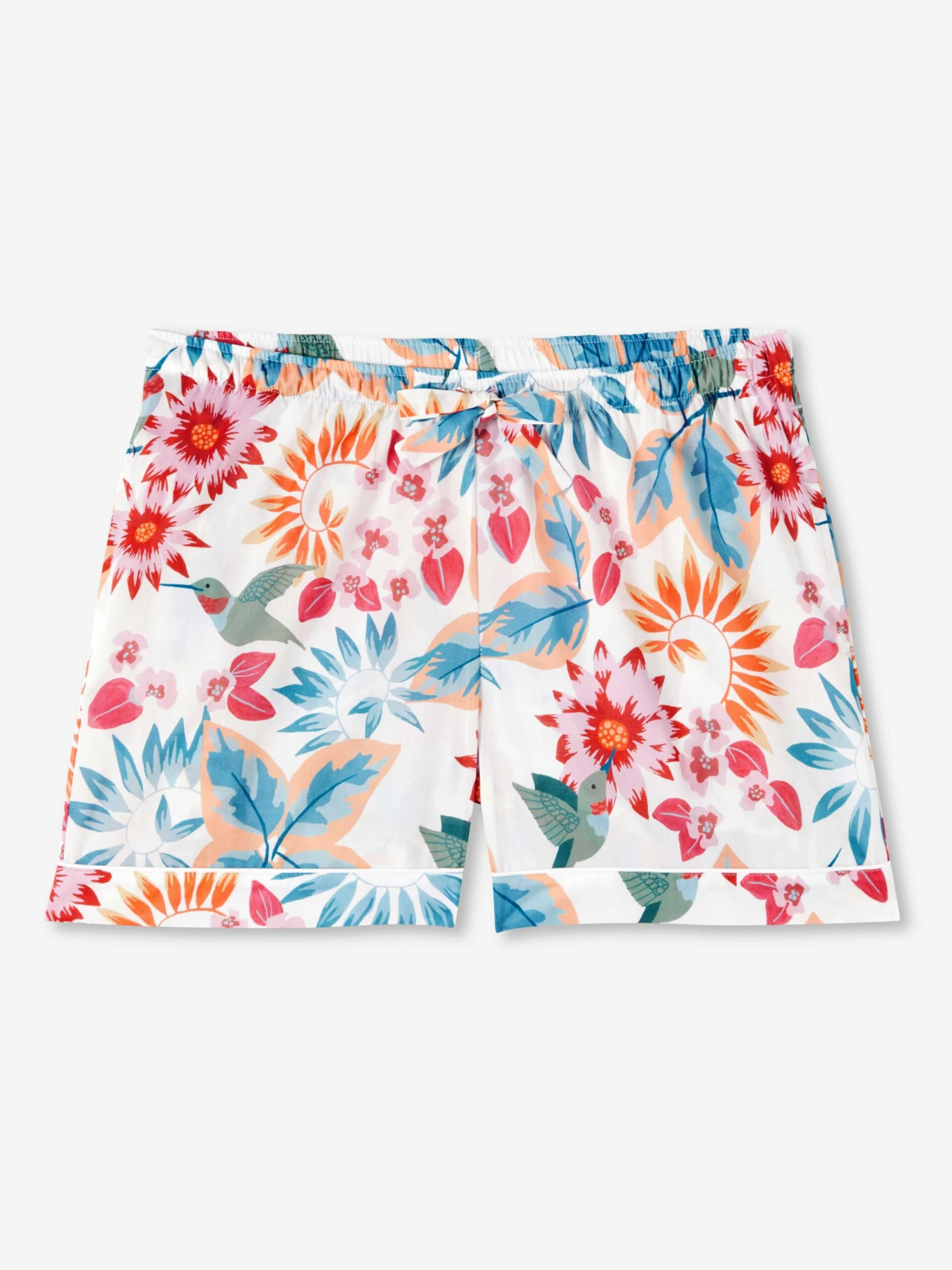 Women's Lounge Shorts Ledbury 60 Cotton Batiste White 4 Women's Lounge Shorts Ledbury 60 Cotton Batiste White - Image 2