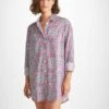 Women's Nightshirt Ledbury 69 Cotton Batiste Pink -Derek Rose Shop womens nightshirt ledbury 69 cotton batiste pink creative
