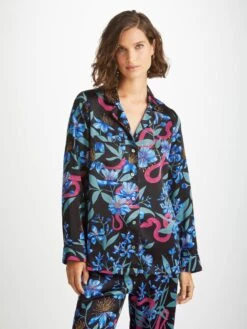 Women's Pyjamas Brindisi 101 Silk Satin Black