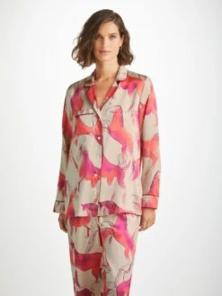 Women's Pyjamas Brindisi 96 Silk Satin Cream