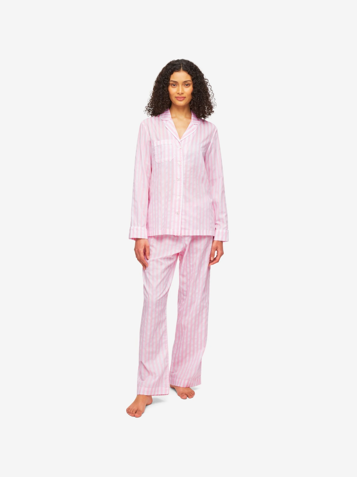 Women's Pyjamas Capri 20 Cotton Pink 5 Women's Pyjamas Capri 20 Cotton Pink - Image 3