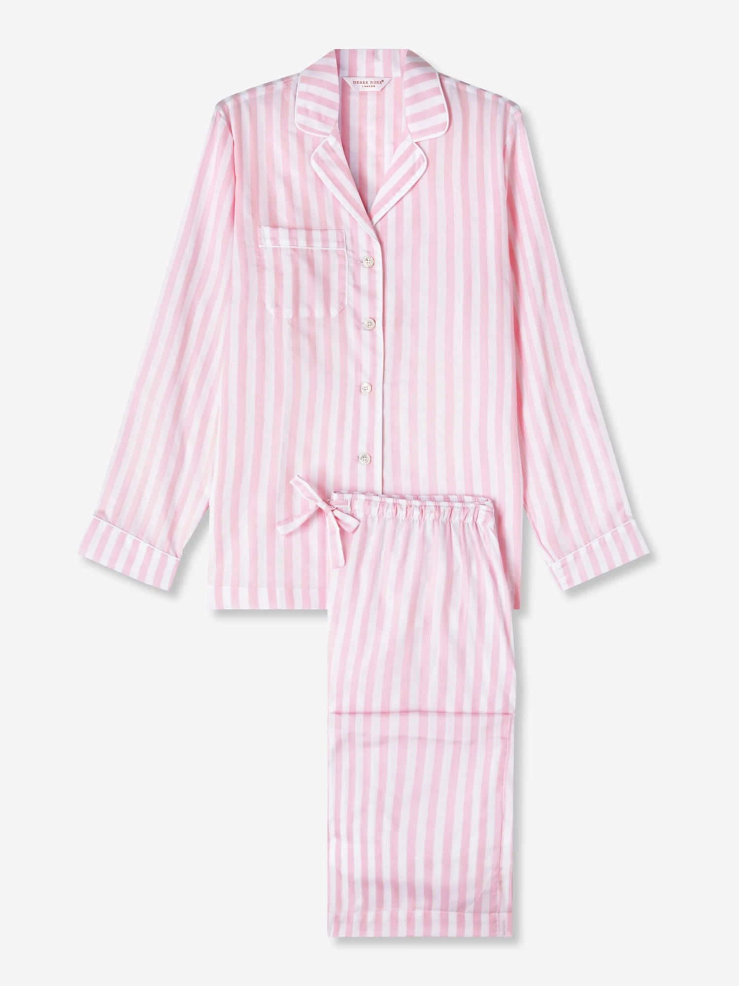 Women's Pyjamas Capri 20 Cotton Pink 4 Women's Pyjamas Capri 20 Cotton Pink - Image 2