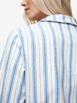 Women's Pyjamas Kelburn 31 Brushed Cotton Blue