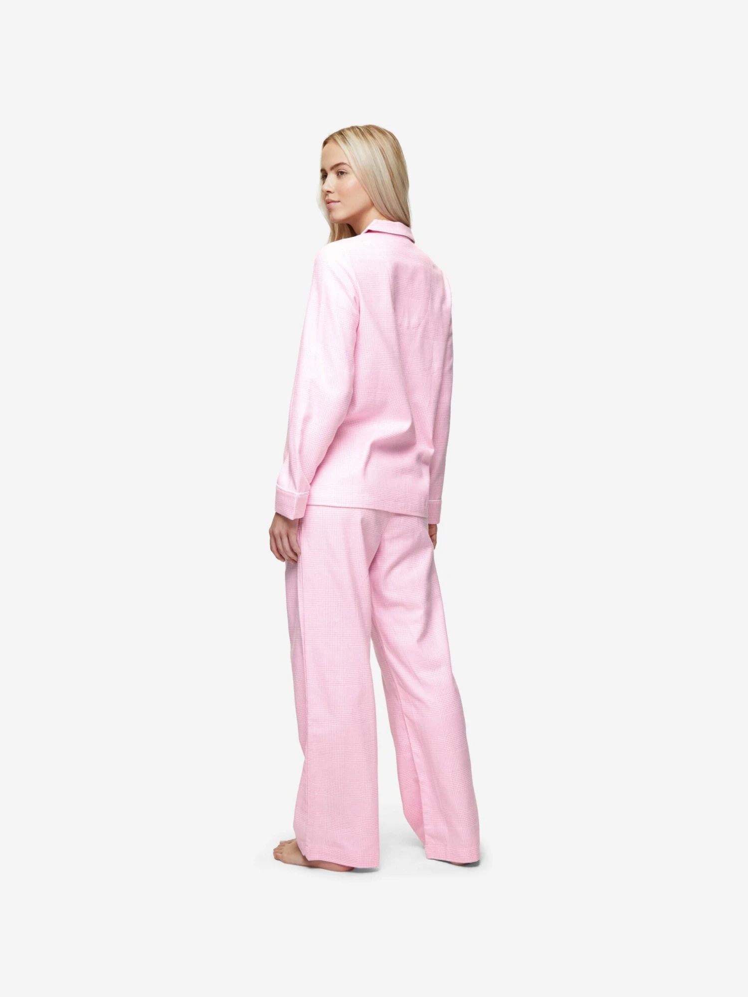 Women's Pyjamas Kelburn 32 Brushed Cotton Pink 7 Women's Pyjamas Kelburn 32 Brushed Cotton Pink - Image 5