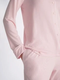Women's Pyjamas Lara Micro Modal Stretch Ballet Pink -Derek Rose Shop womens pyjamas lara micro modal stretch ballet pink pocket