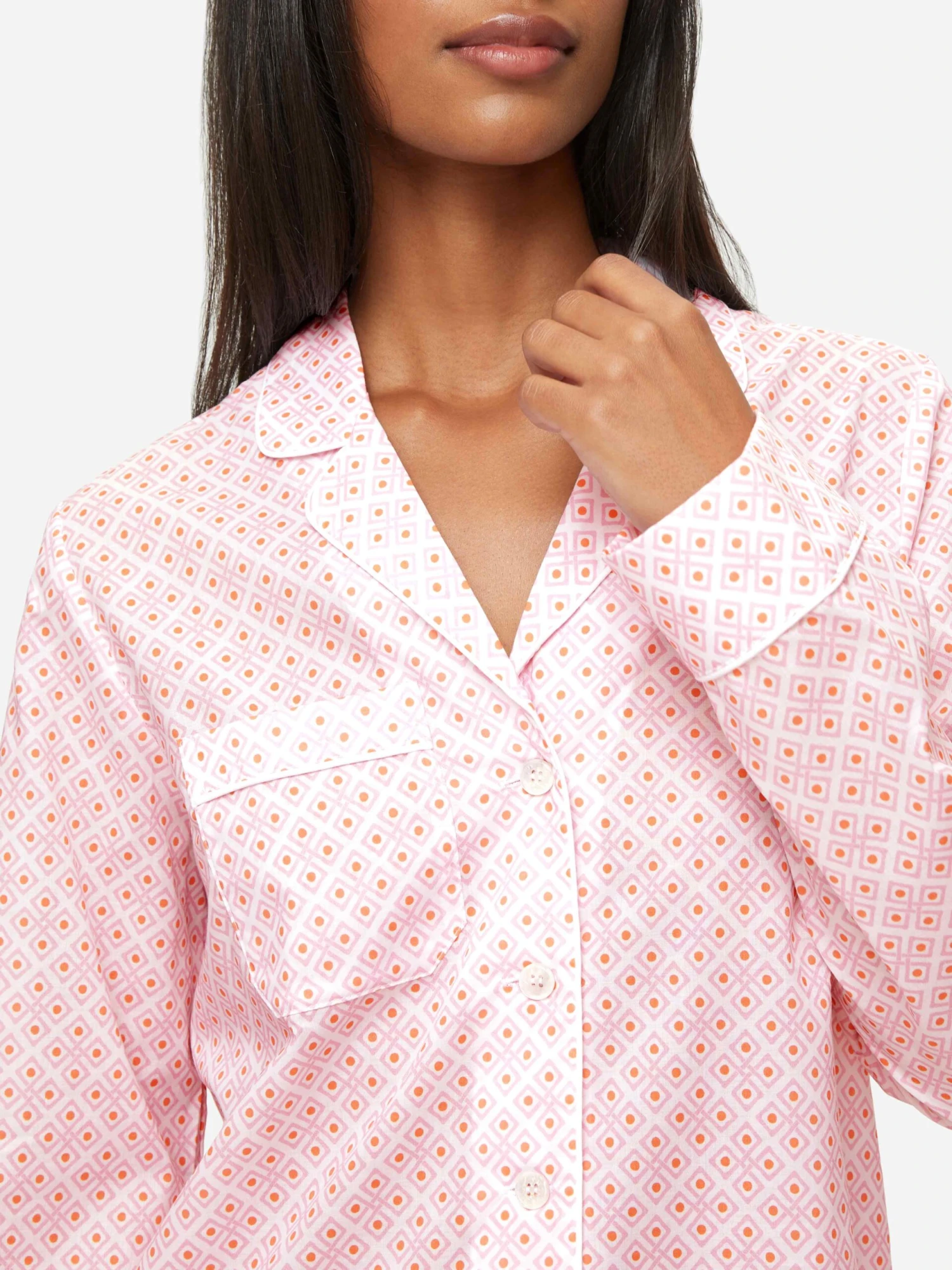 Women's Pyjamas Ledbury 56 Cotton Batiste Pink 3 Women's Pyjamas Ledbury 56 Cotton Batiste Pink