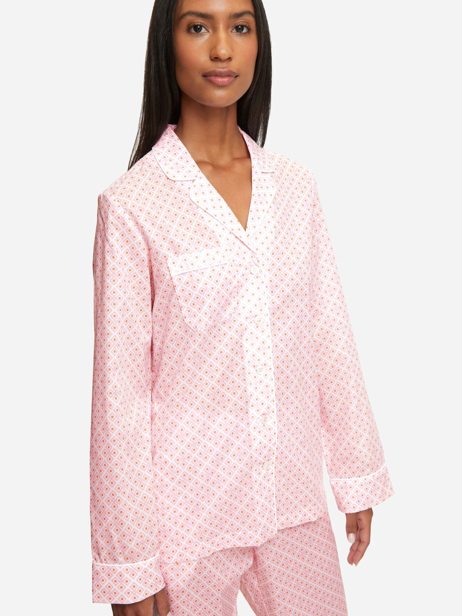 Women's Pyjamas Ledbury 56 Cotton Batiste Pink 5 Women's Pyjamas Ledbury 56 Cotton Batiste Pink - Image 3