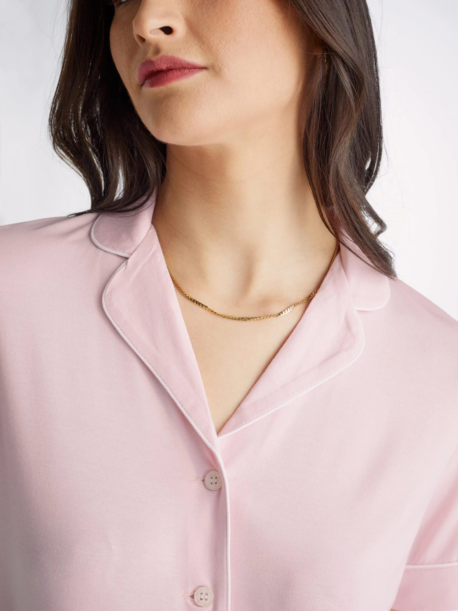 Women's Short Pyjamas Lara Micro Modal Stretch Ballet Pink 9 Women's Short Pyjamas Lara Micro Modal Stretch Ballet Pink - Image 7