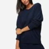 Women's Relaxed Sweater Daphne Cashmere Navy -Derek Rose Shop womens sweater daphne 10 cashmere navy creative 49fb7e37 e2d2 4afa bfb7 bf6d5990b552