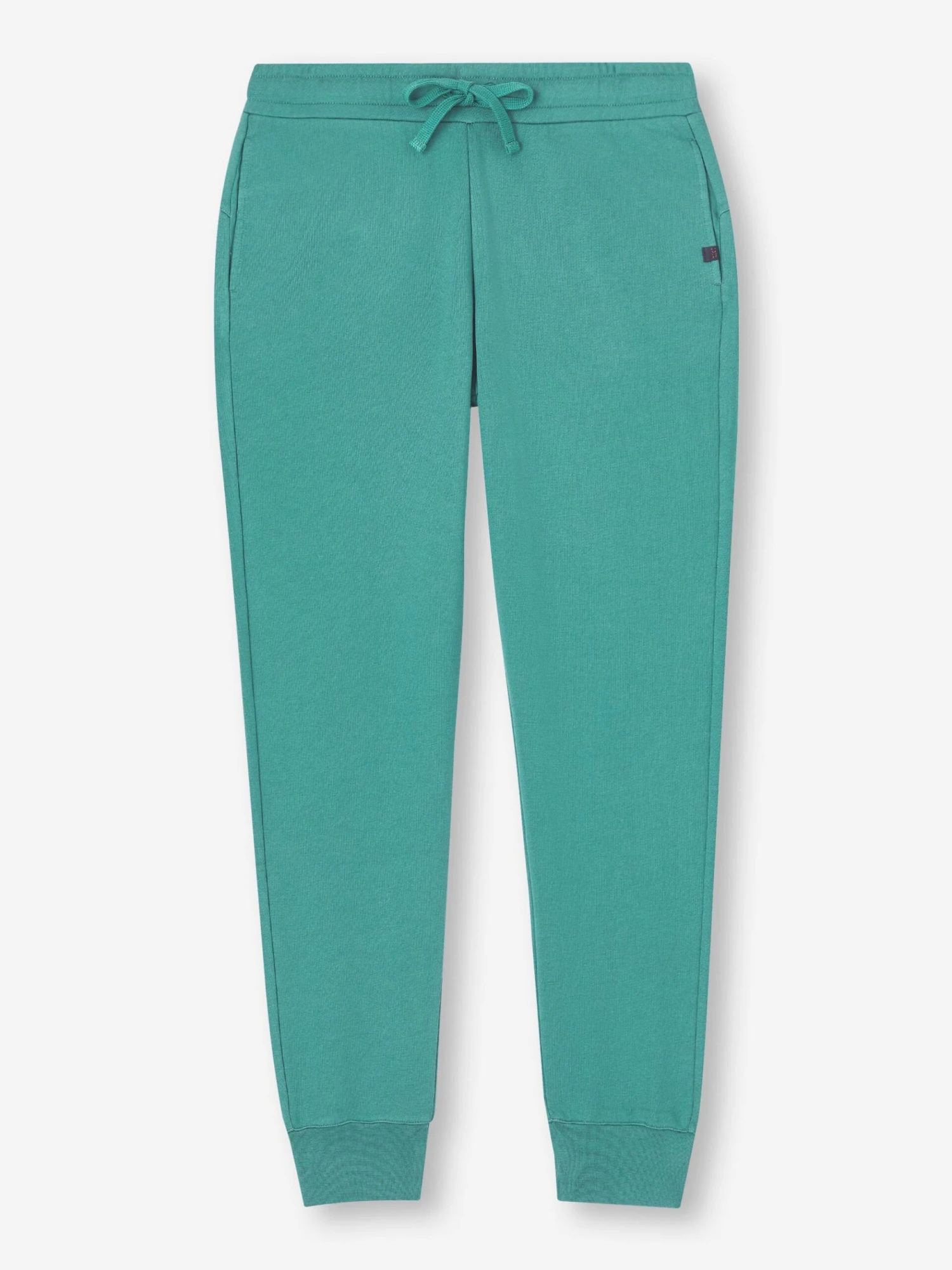Women's Sweatpants Quinn Cotton Modal Stretch Teal 4 Women's Sweatpants Quinn Cotton Modal Stretch Teal - Image 2