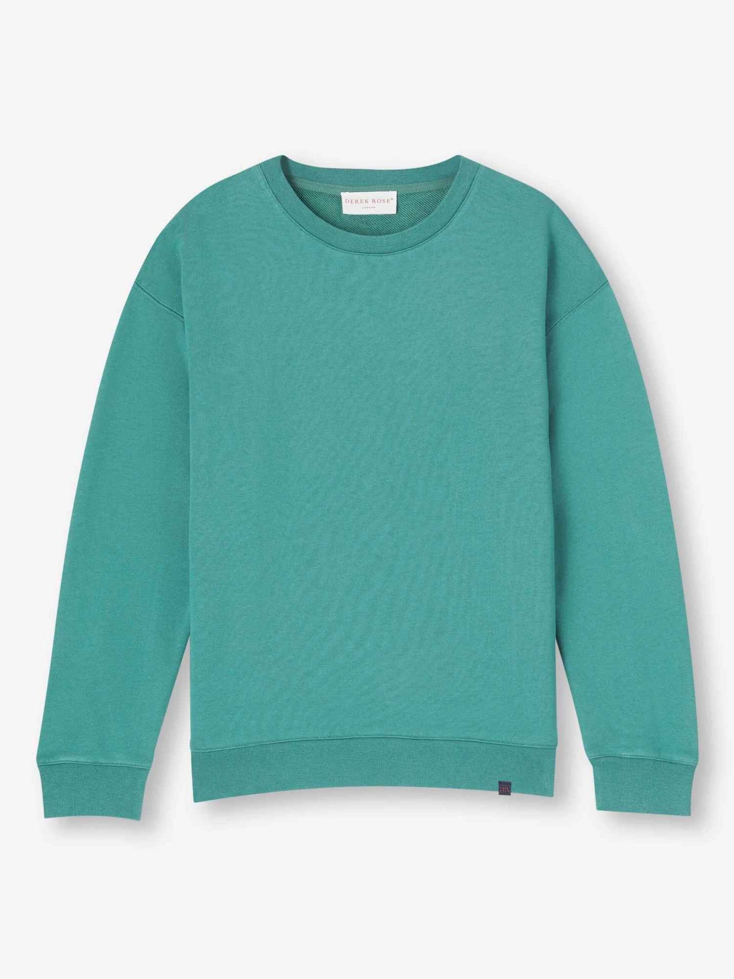 Women's Sweatshirt Quinn Cotton Modal Stretch Teal 4 Women's Sweatshirt Quinn Cotton Modal Stretch Teal - Image 2