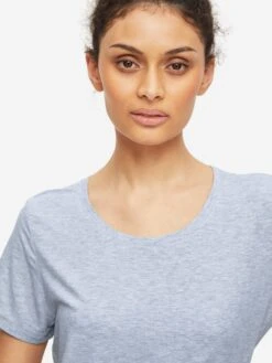 Women's T-Shirt Ethan Micro Modal Stretch Blue