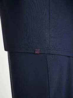 Women's T-Shirt Lara Micro Modal Stretch Navy -Derek Rose Shop womens t shirt lara micro modal stretch navy label