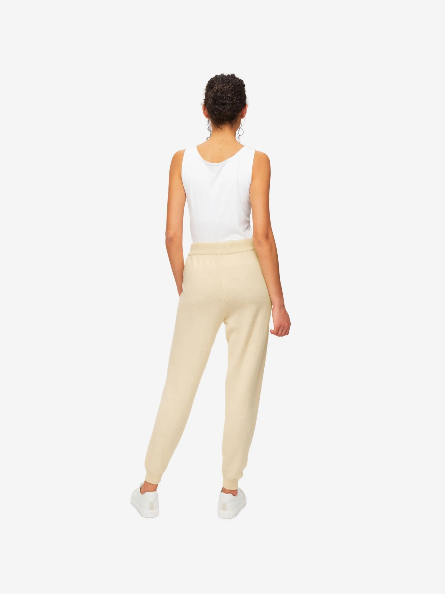 Women's Track Pants Daphne Cashmere Beige 6 Women's Track Pants Daphne Cashmere Beige - Image 4